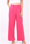 Pantaloni Dama Only Onlsania Button Fuchsia Purple